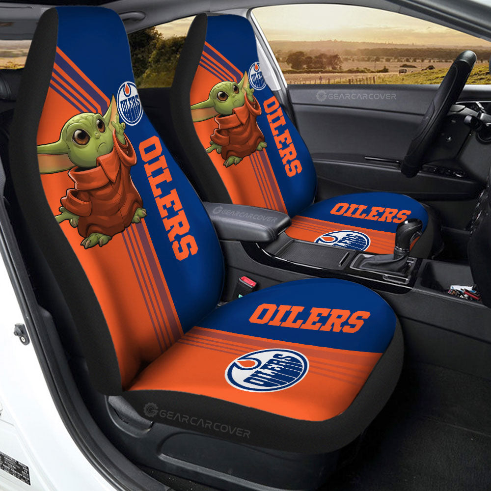 Edmonton Oilers Car Seat Covers Baby Yoda Car Accessories
