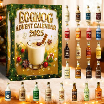 Eggnog Advent Calendar 2026 Gift For Eggnog Lover Eggnog Ornament Christmas Gift Ideas Christmas Countdown Advent Calendar
