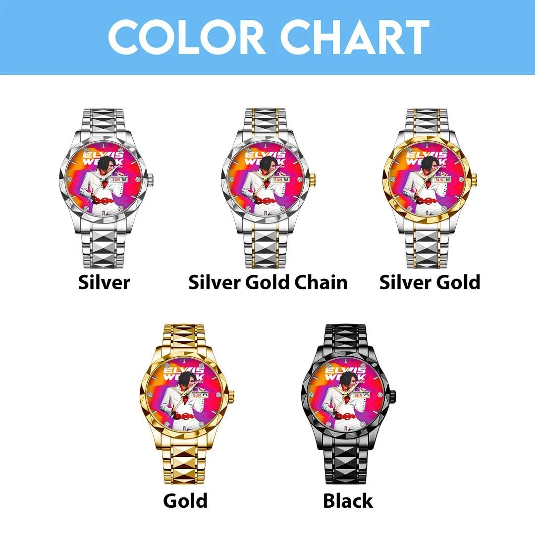 Elvis Presley Alloy Luxury Quartz Watch – 3756