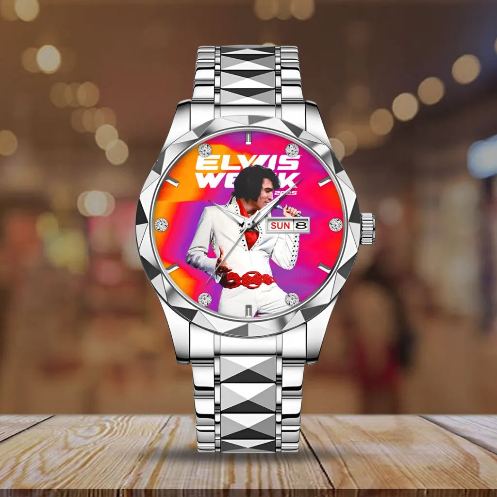 Elvis Presley Alloy Luxury Quartz Watch – GNE 3756