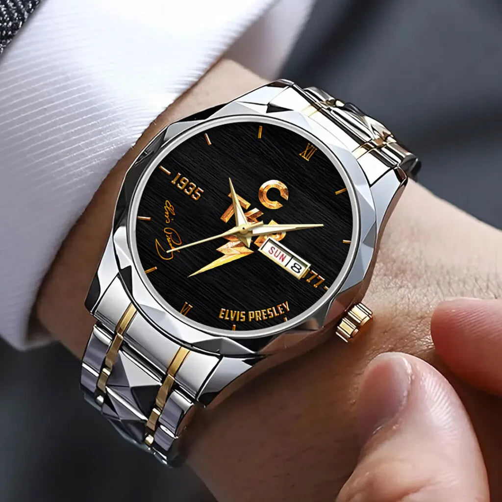 Elvis Presley Alloy Luxury Quartz Watch – HOATT 11412