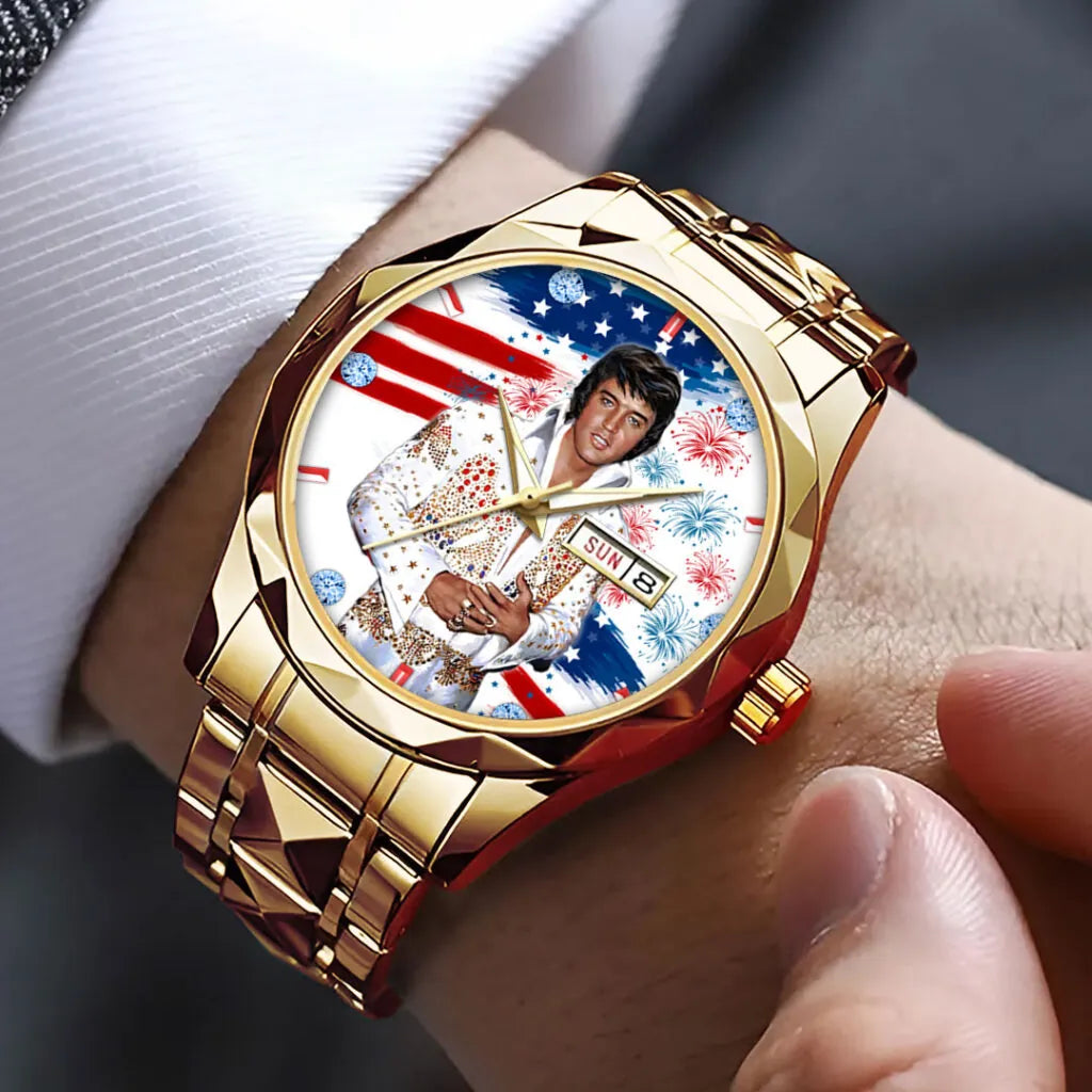 Elvis Presley Alloy Luxury Quartz Watch – HOATT 11415