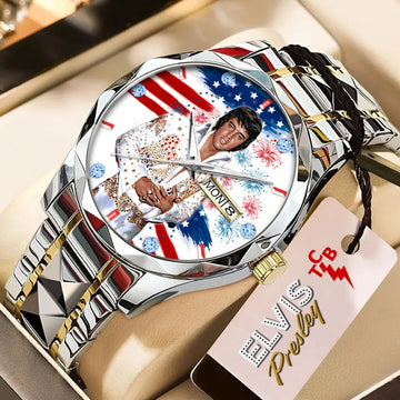 Elvis Presley Alloy Luxury Quartz Watch – HOATT 11415