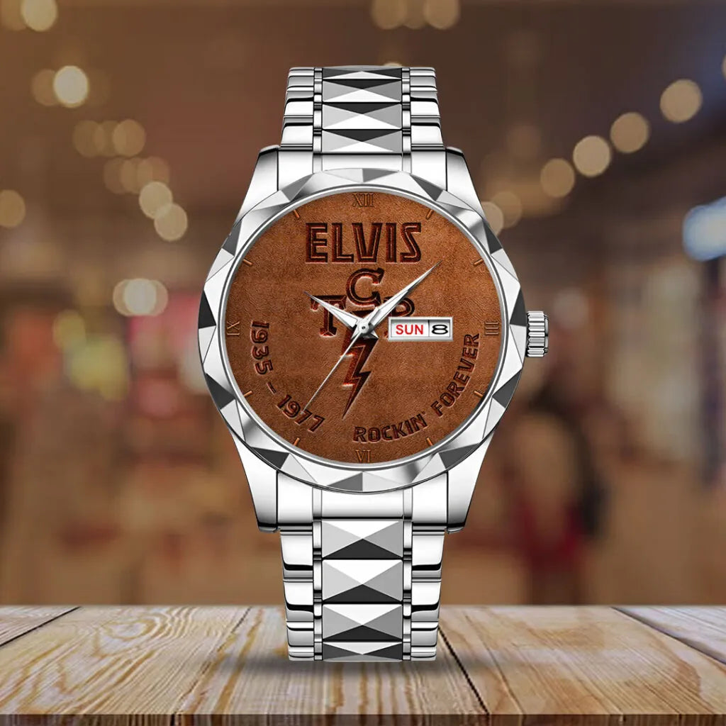 Elvis Presley Alloy Luxury Quartz Watch – HOATT 11976