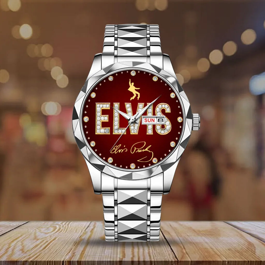 Elvis Presley Alloy Luxury Quartz Watch – HOATT 12280