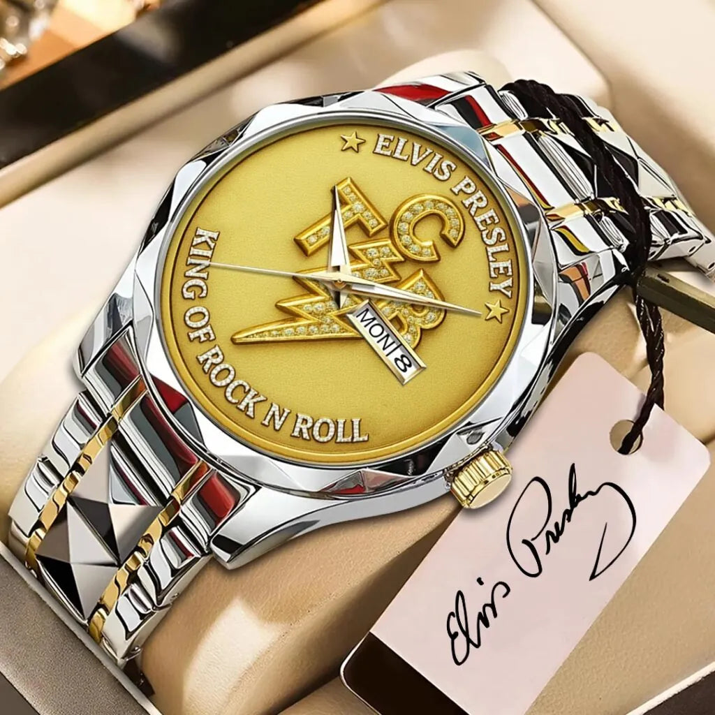 Elvis Presley Alloy Luxury Quartz Watch – HOATT13851