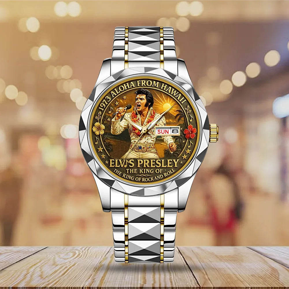 Elvis Presley Alloy Luxury Quartz Watch – MAITM 11927