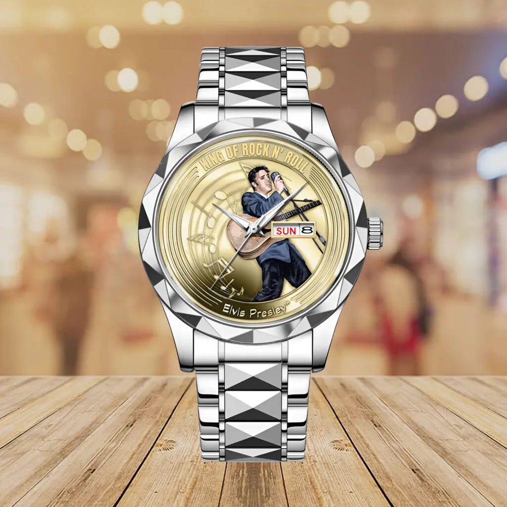 Elvis Presley Alloy Luxury Quartz Watch – MAITM 12059