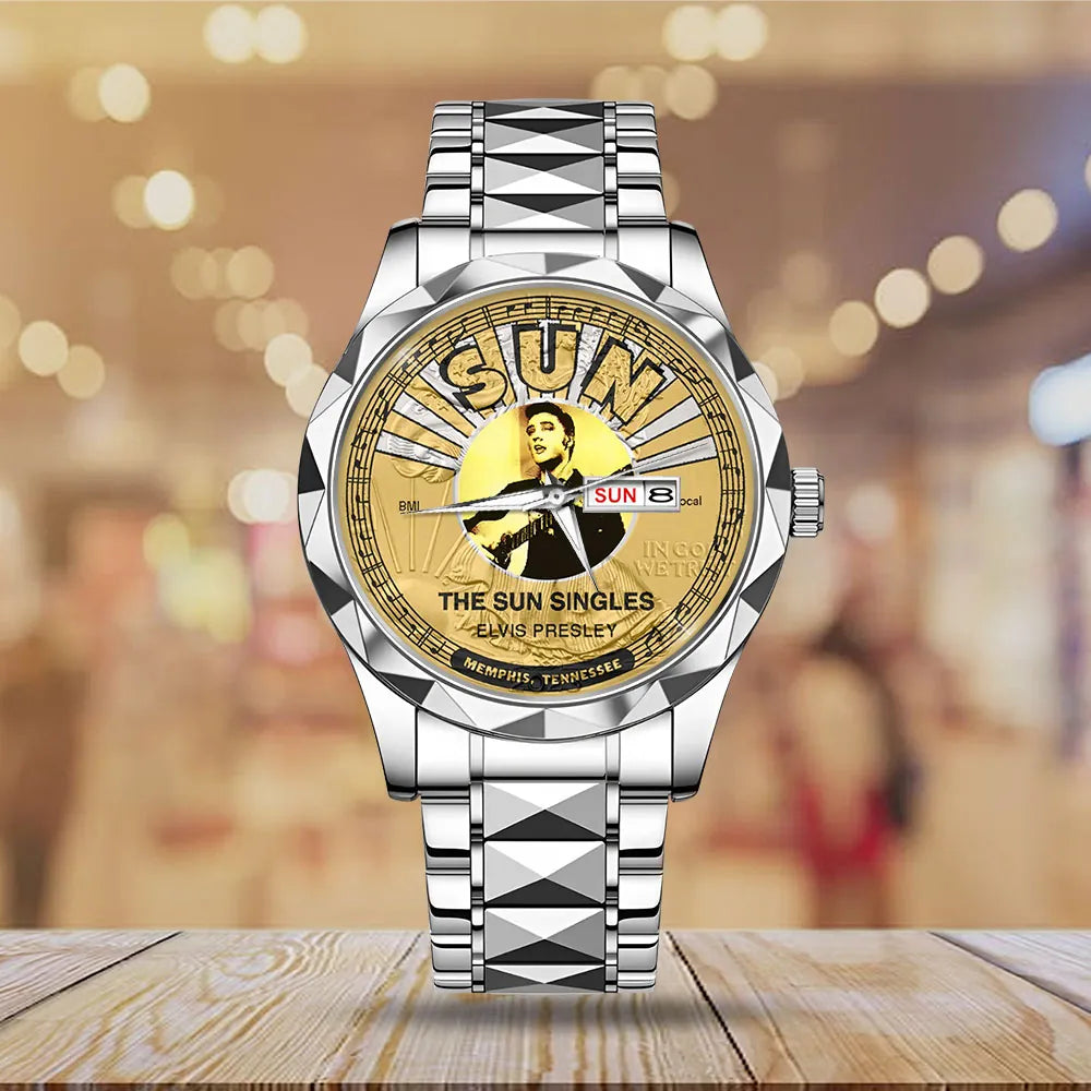 Elvis Presley Alloy Luxury Quartz Watch – MAITM12731