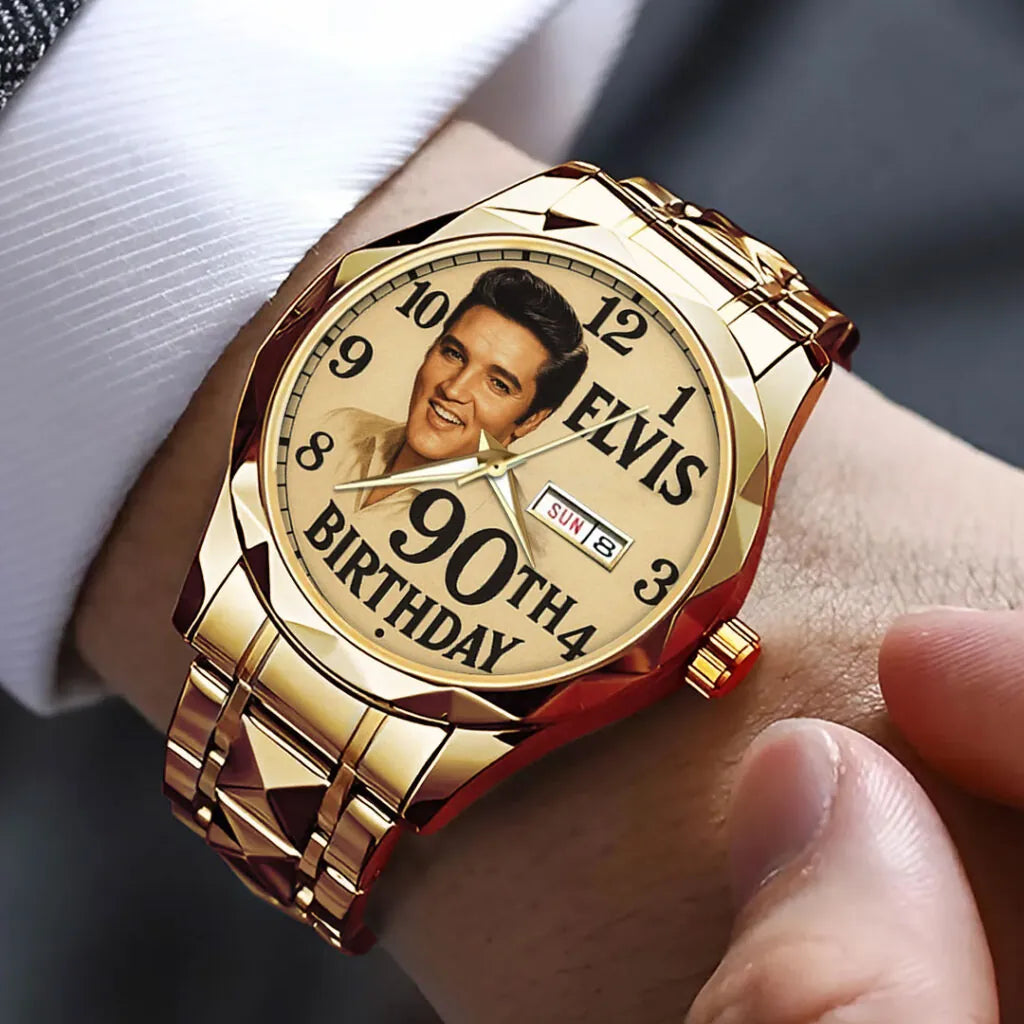 Elvis Presley Alloy Luxury Quartz Watch – NGHIAVT 3001