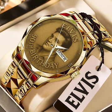 Elvis Presley Alloy Luxury Quartz Watch – NGHIAVT 3002