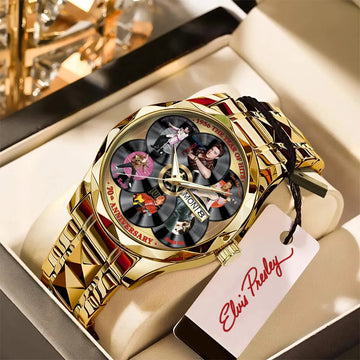 Elvis Presley Alloy Luxury Quartz Watch – TANTN 13775