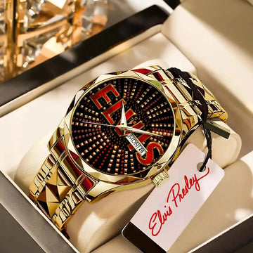 Elvis Presley Alloy Luxury Quartz Watch – TANTN 13959