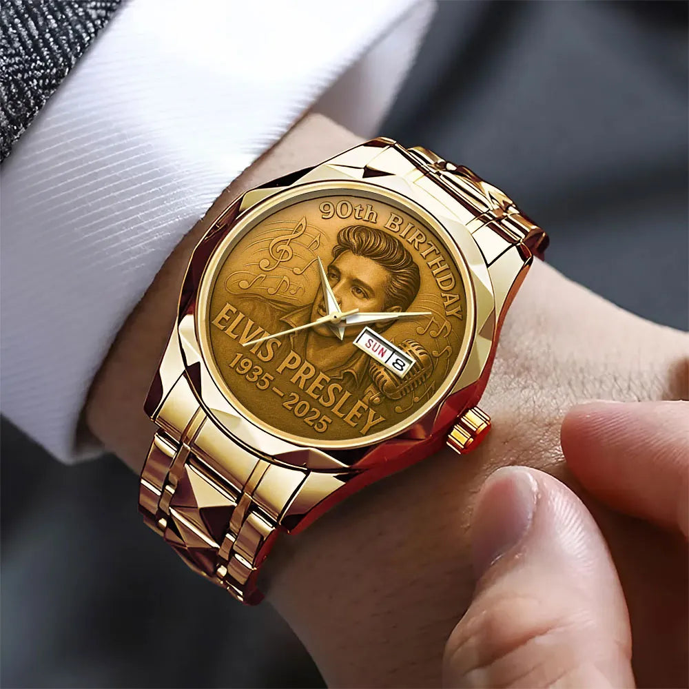 Elvis Presley Alloy Luxury Quartz Watch – TANTN 14024