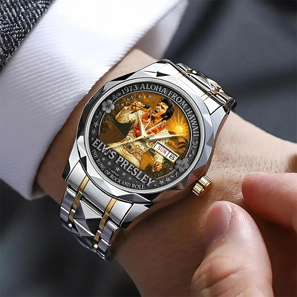 Elvis Presley Alloy Luxury Quartz Watch – TANTN 14152