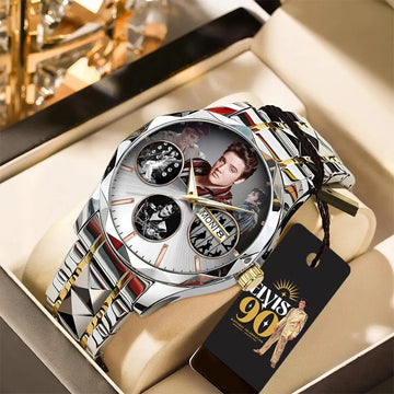 Elvis Presley Alloy Luxury Quartz Watch – TANTN 14498