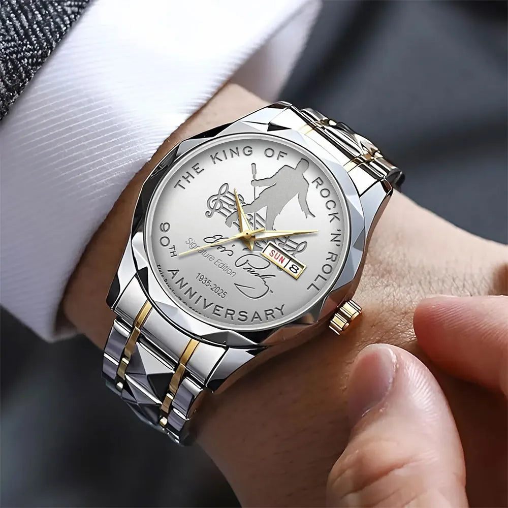 Elvis Presley Alloy Luxury Quartz Watch – TANTN 14499