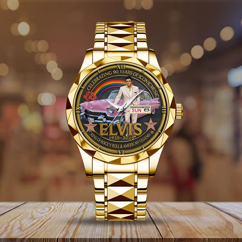 Elvis Presley Alloy Luxury Quartz Watch – TMTHU1144