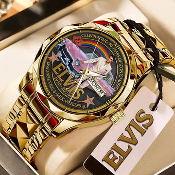 Elvis Presley Alloy Luxury Quartz Watch – TMTHU1144
