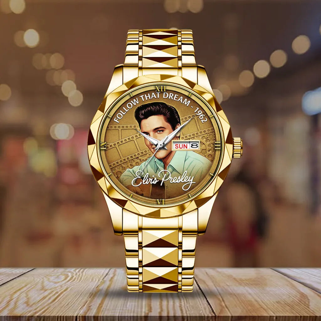 Elvis Presley Alloy Luxury Quartz Watch – TMTHU1147
