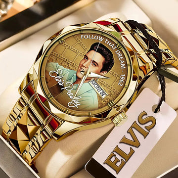 Elvis Presley Alloy Luxury Quartz Watch – TMTHU1147