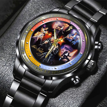 Elvis Presley Black Stainless Steel Watch – GNE 1902