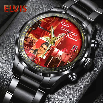 Elvis Presley Black Stainless Steel Watch – GNE 1997
