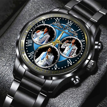 Elvis Presley Black Stainless Steel Watch – HOATT 7662-1