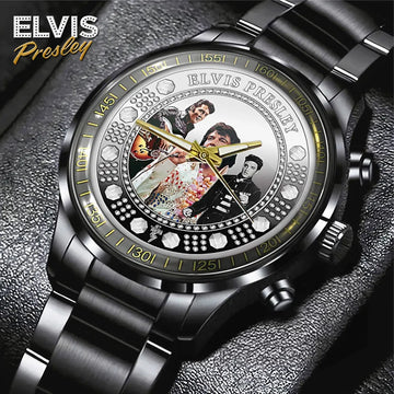 Elvis Presley Black Stainless Steel Watch – TANTN 10433