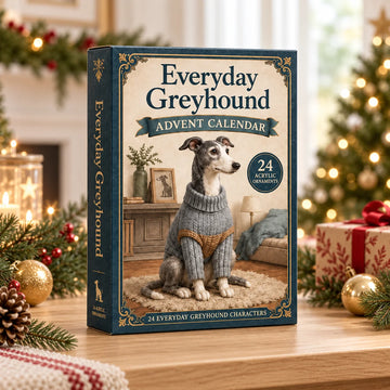 Everyday Greyhound Advent Calendar 2026 - 24-Day Festive Countdown, Acrylic Charms Blind Box - Gift For Greyhound Lovers218
