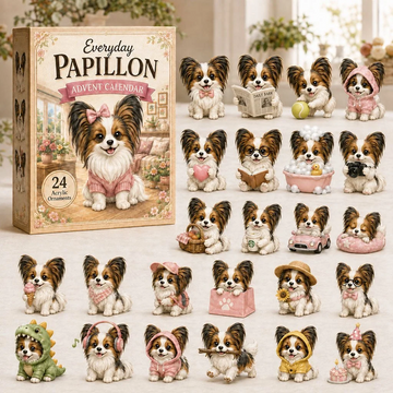 Everyday Papillon Advent Calendar 2026 - 24-Day Countdown, Acrylic Charms Every Day Bring New Suprises