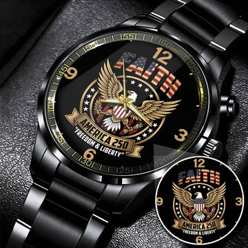 FAITH 250th-3 Personalized Watch, 250 Years Of Freedom 1776-2026