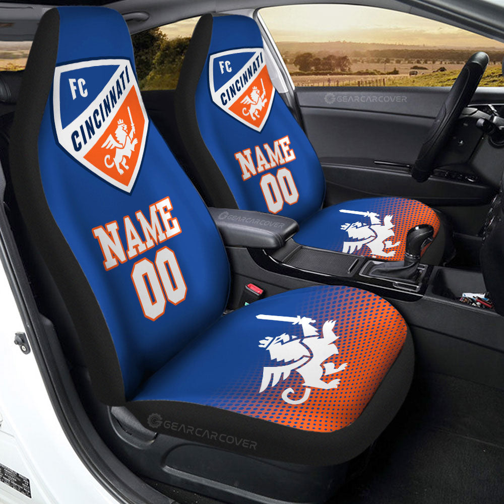 FC Cincinnati Car Seat Covers Sporty Team Collection