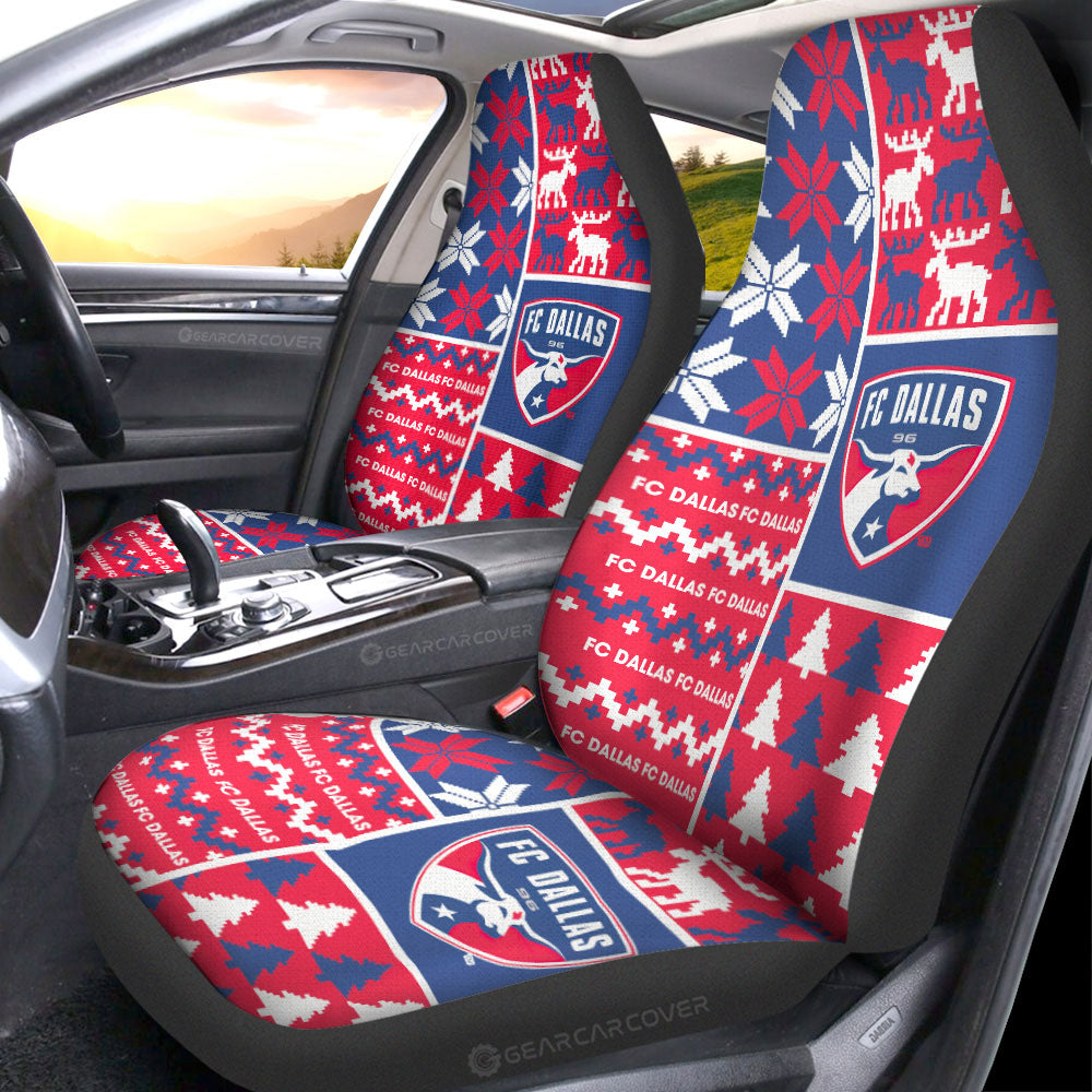 FC Dallas Car Seat Covers Custom Ugly Style Car Accessories