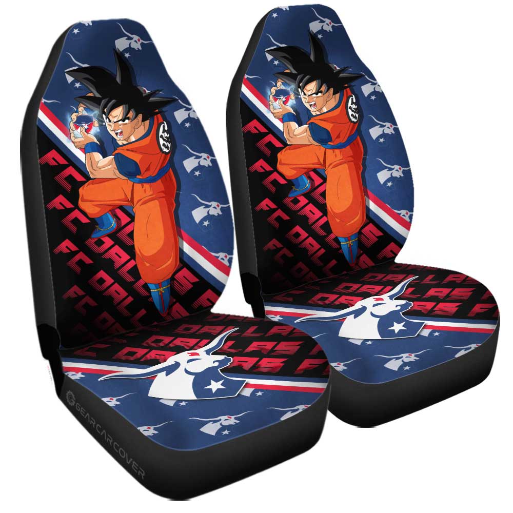 FC Dallas Car Seat Covers Goku Car Accessories For Fans