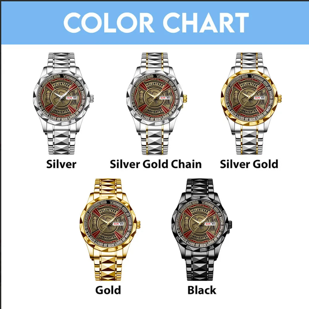 Firefighter Alloy Luxury Quartz Watch – TANTN 15132