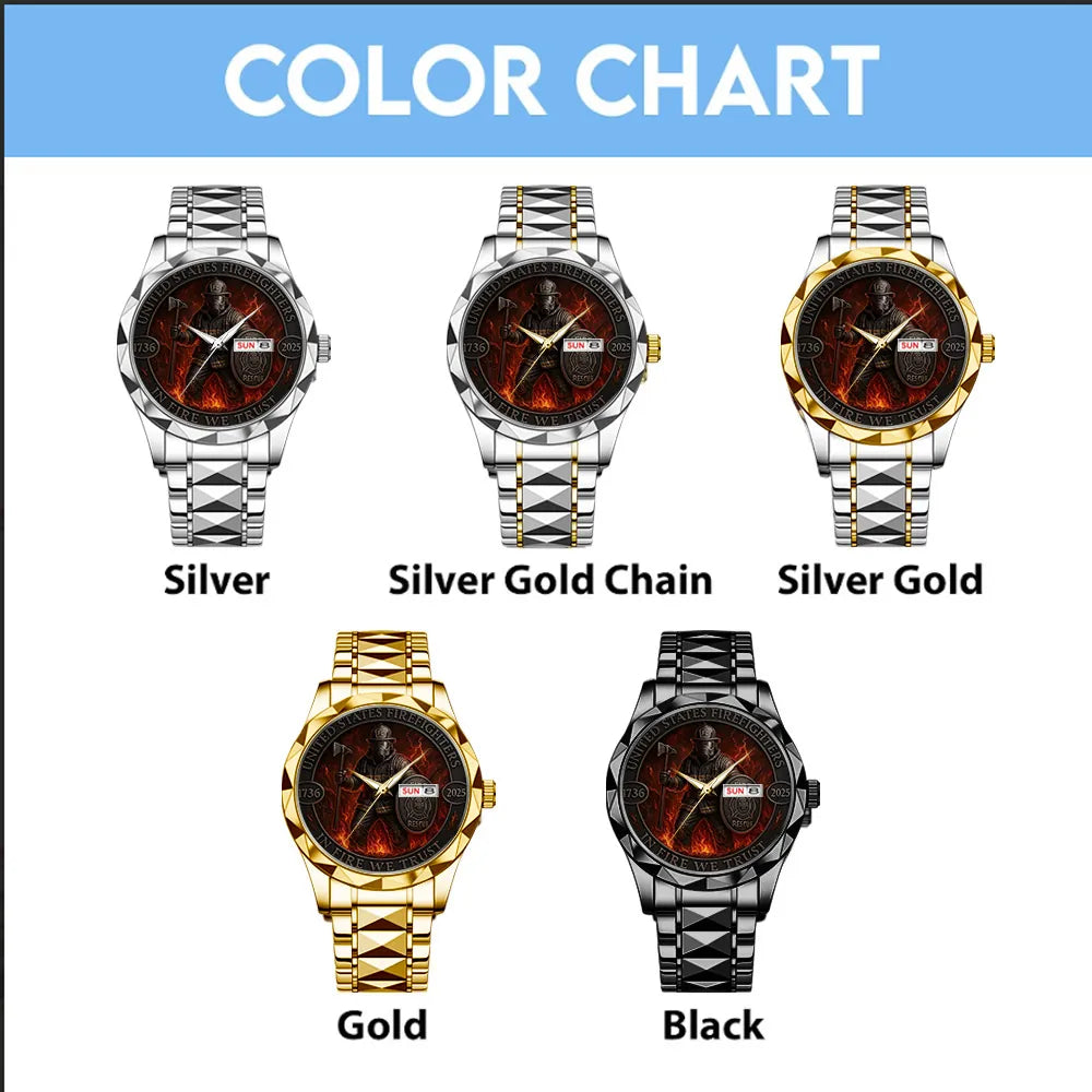 Firefighter Alloy Luxury Quartz Watch – TANTN15624