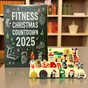 Fitness Advent Calendar 2026 24 Day Workout Countdown Box Gym Lover Gift Weightlifting Training Christmas Surprise