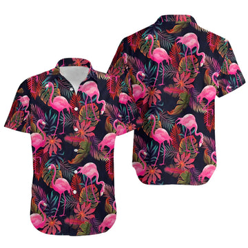 Flamingo Tropical Hawaiian Shirt For Men Women, Flamingo Lover Hawaiian Shirts HE0271