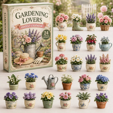 Floral Garden Advent Calendar 2026 - 24-Day Countdown, Acrylic Charms Every Day Bring New Suprises
