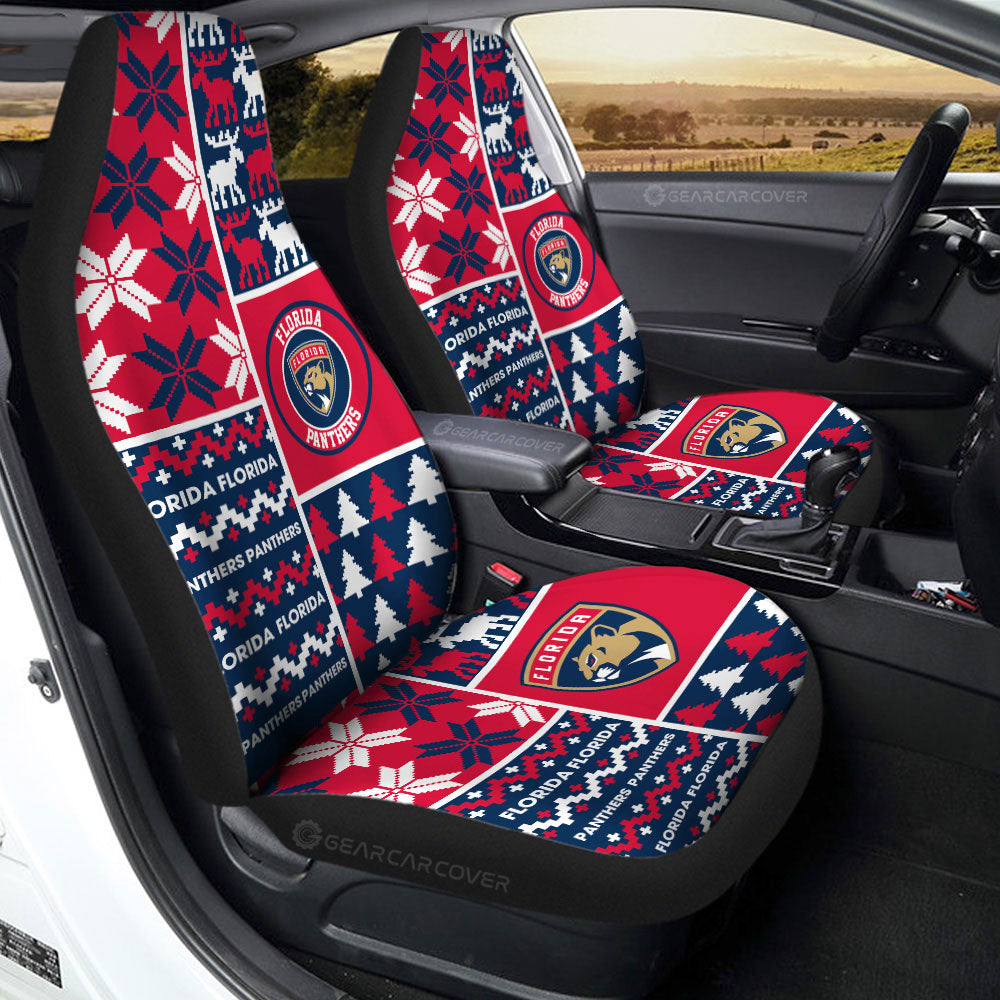 Florida Panthers Car Seat Covers Custom Ugly Style Car Accessories