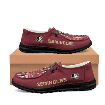 Florida State Seminoles Loafers - Inspired By Hey Dude Shoes Style