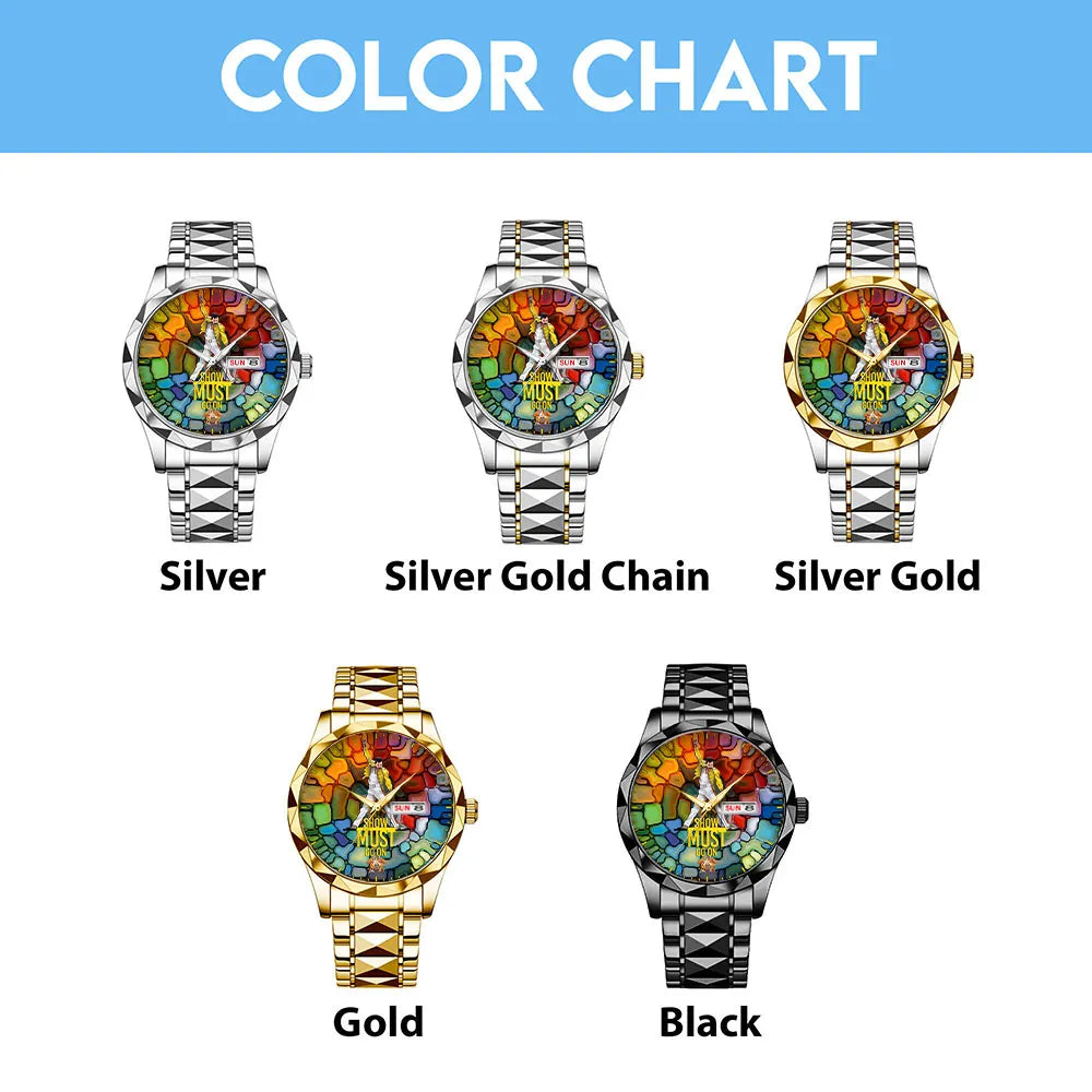 Freddie Mercury Alloy Luxury Quartz Watch – MAITM12583