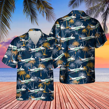 Frontier Airlines Airbus A320-251N Hawaiian Shirt, Hawaiian shirt for men, dad husband veteran HO0121
