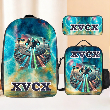 Future Technology Customized Backpack - Personalized Name