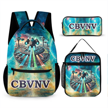 Future Technology Customized Backpack - Personalized Name
