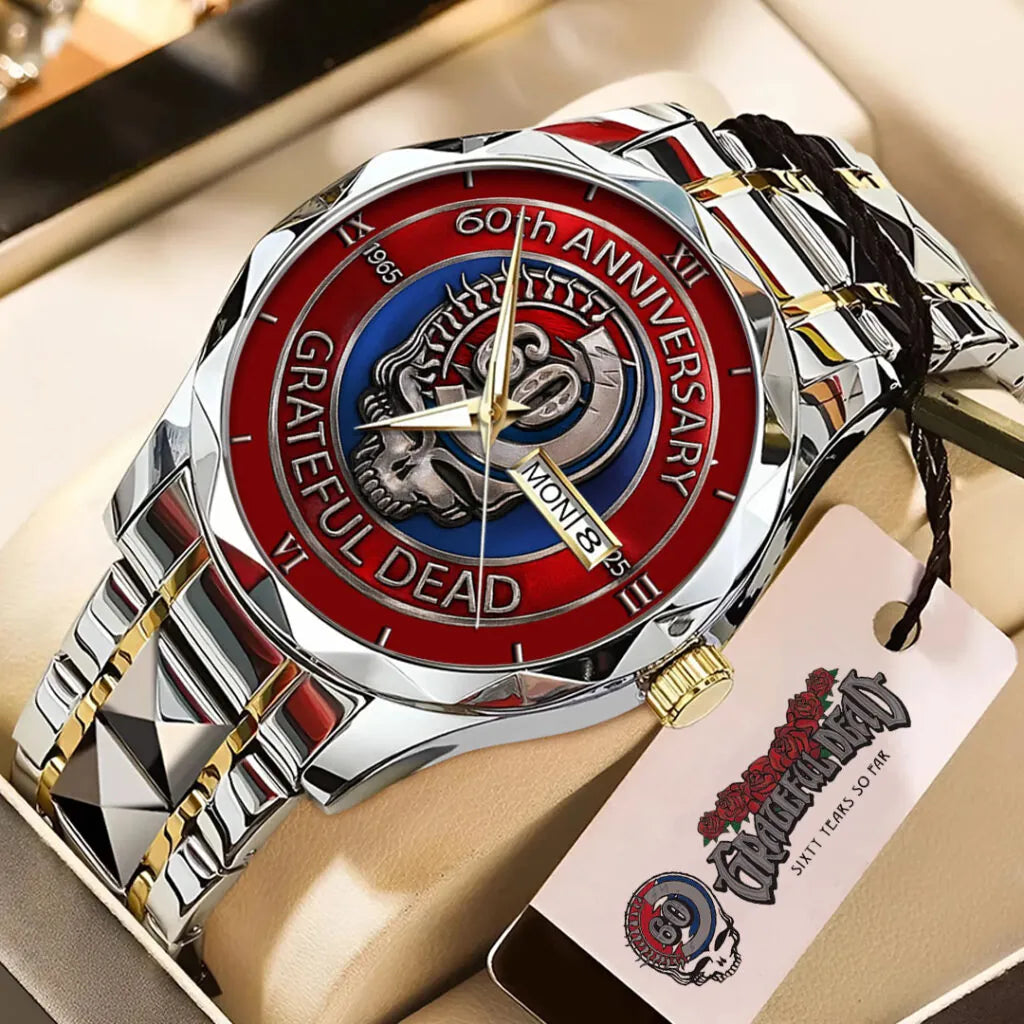 Grateful Dead 60th Anniversary Alloy Luxury Quartz Watch-PFZ10052