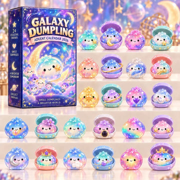 Galaxy Dumpling Advent Calendar 2026 - 24-Day Countdown, Acrylic Charms