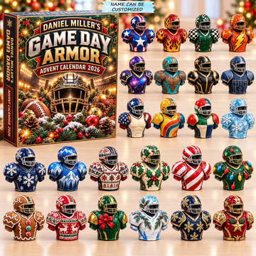 Game Day Armor Advent Calendar 2026 - 24-Day Countdown, Acrylic Charms Every Day Bring New Suprises