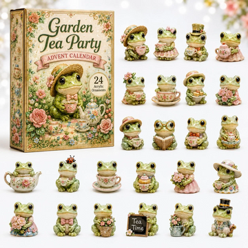 Garden Frog Advent Calendar 2026 - 24-Day Countdown, Acrylic Charms Every Day Bring New Suprises
